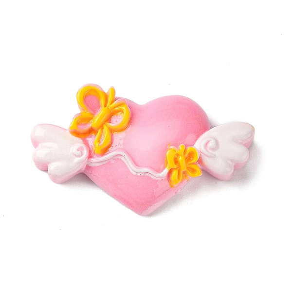 PandaHall Pink Theme Opaque Resin Decoden Cabochons, Valentine's Day, Heart, 19.5x35x8mm Resin Heart Pink
PandaHall Pink Theme Opaque Resin Decoden Cabochons, Valentine's Day, Heart, 19.5x35x8mm Resin Heart Pink