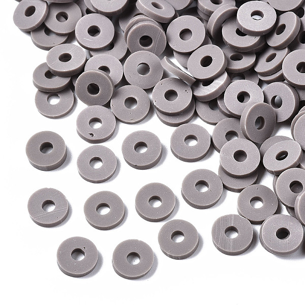 PandaHall Handmade Polymer Clay Beads, for DIY Jewelry Crafts Supplies, Disc/Flat Round, Heishi Beads, Gray, 6x1mm, Hole: 2mm, about...
PandaHall Handmade Polymer Clay Beads, for DIY Jewelry Crafts Supplies, Disc/Flat Round, Heishi Beads, Gray, 6x1mm, Hole: 2mm, about...