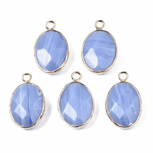 PandaHall Natural Agate Pendants, with Golden Plated Brass Edge and Loop, Oval, Faceted, 23x14~15x6mm, Hole: 2mm Natural Agate Oval
PandaHall Natural Agate Pendants, with Golden Plated Brass Edge and Loop, Oval, Faceted, 23x14~15x6mm, Hole: 2mm Natural Agate Oval