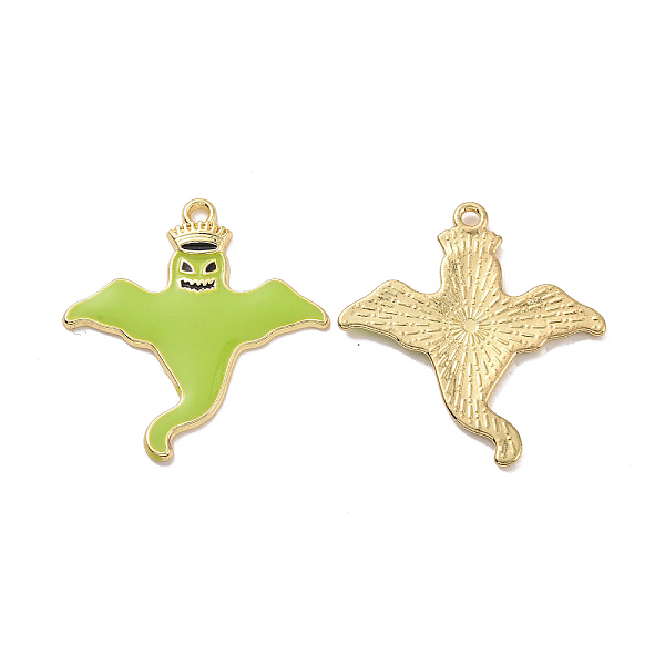 PandaHall Halloween Theme Rack Plating Alloy Enamel Pendants, Ghost Charms, Light Gold, 33.5x31.5x2mm, Hole: 2mm Alloy+Enamel Ghost
PandaHall Halloween Theme Rack Plating Alloy Enamel Pendants, Ghost Charms, Light Gold, 33.5x31.5x2mm, Hole: 2mm Alloy+Enamel Ghost