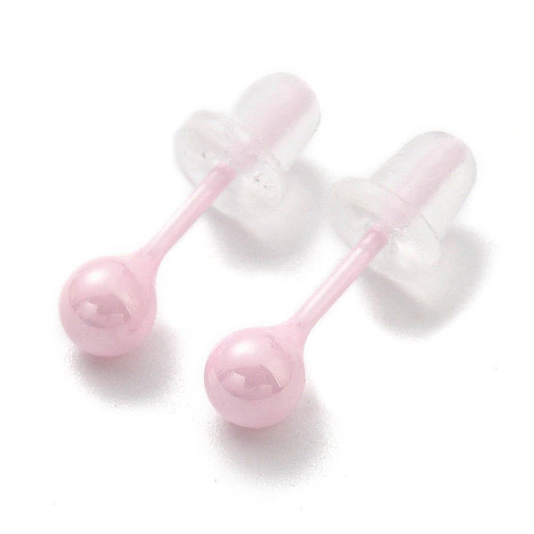 PandaHall Hypoallergenic Bioceramics Zirconia Ceramic Round Ball Stud Earrings, Stud Post Earrings, Pink, 4mm Porcelain Round Pink
PandaHall Hypoallergenic Bioceramics Zirconia Ceramic Round Ball Stud Earrings, Stud Post Earrings, Pink, 4mm Porcelain Round Pink