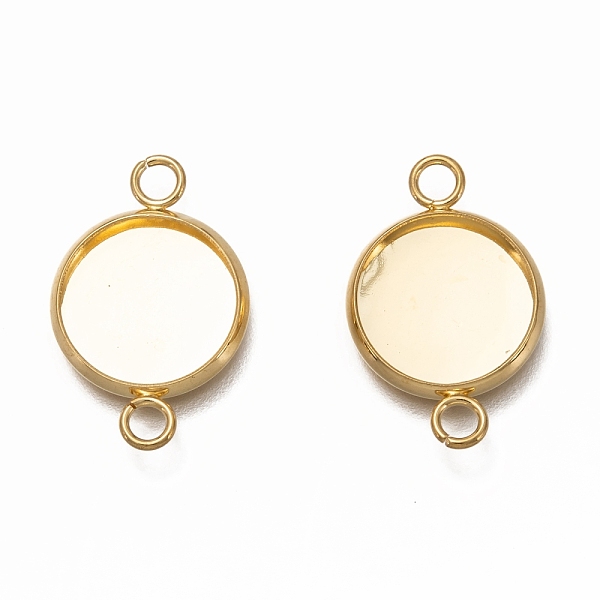 PandaHall 304 Stainless Steel Cabochon Connector Settings, Plain Edge Bezel Cups, Flat Round, Real 18K Gold Plated, Tray: 12mm, 21.5x14x2mm...
PandaHall 304 Stainless Steel Cabochon Connector Settings, Plain Edge Bezel Cups, Flat Round, Real 18K Gold Plated, Tray: 12mm, 21.5x14x2mm...