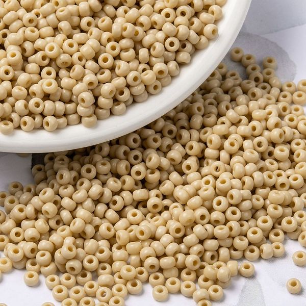 PandaHall MIYUKI Round Rocailles Beads, Japanese Seed Beads, 8/0, (RR493) Opaque Pear, 8/0, 3mm, Hole: 1mm, about 422~455pcs/10g Glass Gold
PandaHall MIYUKI Round Rocailles Beads, Japanese Seed Beads, 8/0, (RR493) Opaque Pear, 8/0, 3mm, Hole: 1mm, about 422~455pcs/10g Glass Gold