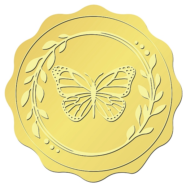 PandaHall 34 Sheets Self Adhesive Gold Foil Embossed Stickers, Round Dot Medal Decoration Sticker for Envelope Card Seal, Butterfly, Size...
PandaHall 34 Sheets Self Adhesive Gold Foil Embossed Stickers, Round Dot Medal Decoration Sticker for Envelope Card Seal, Butterfly, Size...