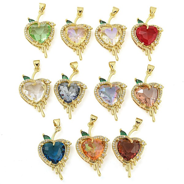 PandaHall Rack Plating Brass Micro Pave Clear Cubic Zirconia Pendants, with Glass, Long-Lasting Plated, Cadmium Free & Lead Free, Real 18K..., Multicolor
PandaHall Rack Plating Brass Micro Pave Clear Cubic Zirconia Pendants, with Glass, Long-Lasting Plated, Cadmium Free & Lead Free, Real 18K..., Multicolor