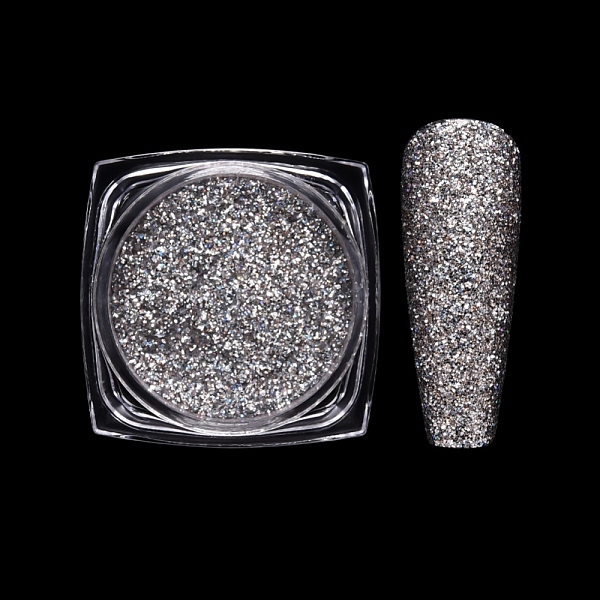 PandaHall Laser Nail Art Glitter Powder, Starry Sky/Mirror Effect, Shiny Nail Decoration, Silver, Box: 30x30x16.5mm Plastic Others Silver
PandaHall Laser Nail Art Glitter Powder, Starry Sky/Mirror Effect, Shiny Nail Decoration, Silver, Box: 30x30x16.5mm Plastic Others Silver