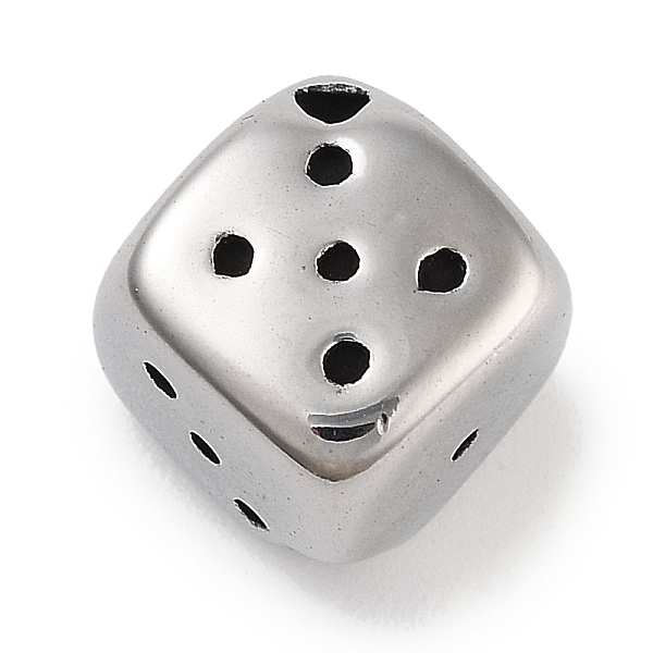 PandaHall Retro 304 Stainless Steel Beads, Dice, Antique Silver, 8.5x8.5x8.5mm, Hole: 1.4mm 304 Stainless Steel Dice
PandaHall Retro 304 Stainless Steel Beads, Dice, Antique Silver, 8.5x8.5x8.5mm, Hole: 1.4mm 304 Stainless Steel Dice