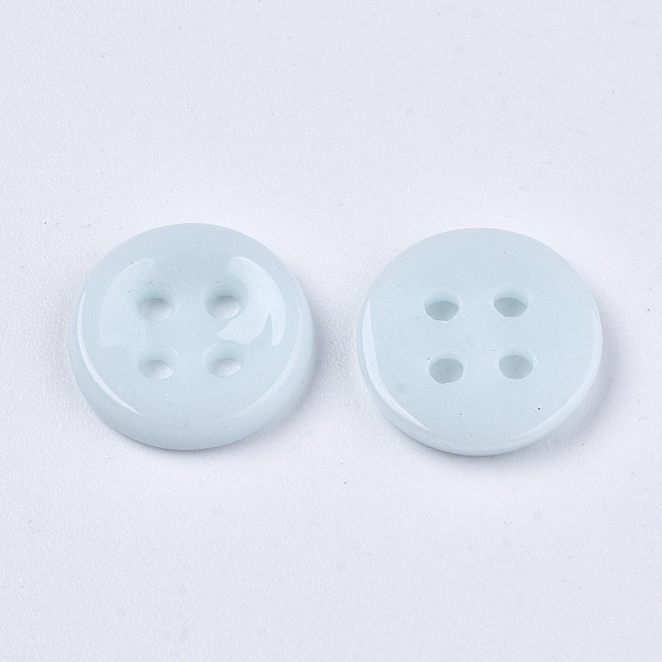 PandaHall 4-Hole Handmade Lampwork Sewing Buttons, Flat Round, Light Cyan, 11.5x2.5mm, Hole: 1.2mm Lampwork Flat Round
PandaHall 4-Hole Handmade Lampwork Sewing Buttons, Flat Round, Light Cyan, 11.5x2.5mm, Hole: 1.2mm Lampwork Flat Round