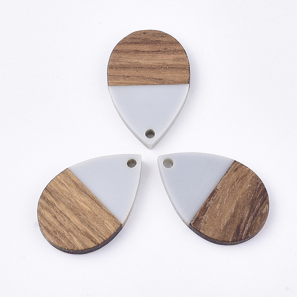 PandaHall Resin & Walnut Wood Pendants, Teardrop, Light Steel Blue, 28x19x3.5mm, Hole: 2mm Resin+Wood Teardrop Blue
PandaHall Resin & Walnut Wood Pendants, Teardrop, Light Steel Blue, 28x19x3.5mm, Hole: 2mm Resin+Wood Teardrop Blue