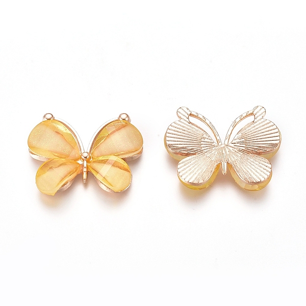 PandaHall Light Gold Plated Alloy Glass Pendants, Butterfly, PeachPuff, 21.8x28x4.5mm, Hole: 1.5x10mm Alloy+Glass Butterfly Brown
PandaHall Light Gold Plated Alloy Glass Pendants, Butterfly, PeachPuff, 21.8x28x4.5mm, Hole: 1.5x10mm Alloy+Glass Butterfly Brown