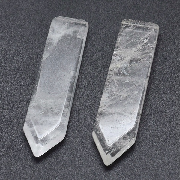 PandaHall Natural Quartz Crystal Cabochons, Sword, 51.5~54x12.5~14x5~6mm Quartz Crystal Others
PandaHall Natural Quartz Crystal Cabochons, Sword, 51.5~54x12.5~14x5~6mm Quartz Crystal Others