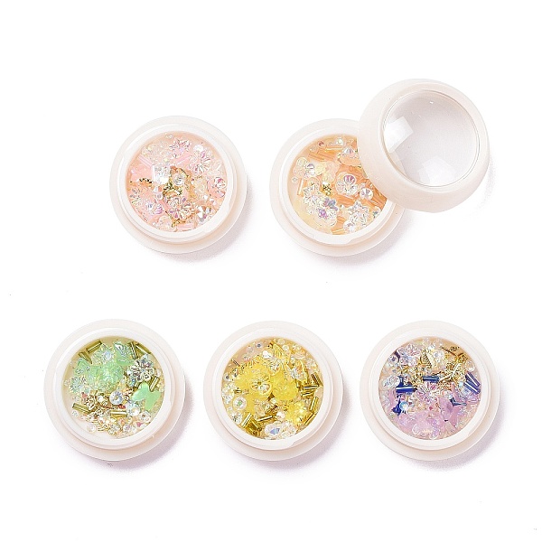 PandaHall Nail Art Decoration Accessories, with Resin & Brass Cabochons & Glass Chips & acrylic Rhinestones, Mixed Shapes, Mixed Color..., Multicolor
PandaHall Nail Art Decoration Accessories, with Resin & Brass Cabochons & Glass Chips & acrylic Rhinestones, Mixed Shapes, Mixed Color..., Multicolor