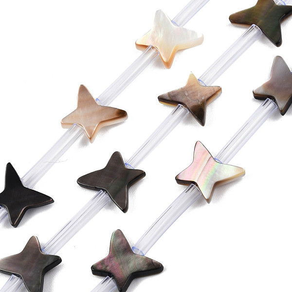 PandaHall Natural Black Lip Shell Beads Strands, Butterfly, 8x11x2mm, Hole: 0.7mm, about 20pcs/strand, 15.47 inch(39.3cm) Black Lip Shell...
PandaHall Natural Black Lip Shell Beads Strands, Butterfly, 8x11x2mm, Hole: 0.7mm, about 20pcs/strand, 15.47 inch(39.3cm) Black Lip Shell...
