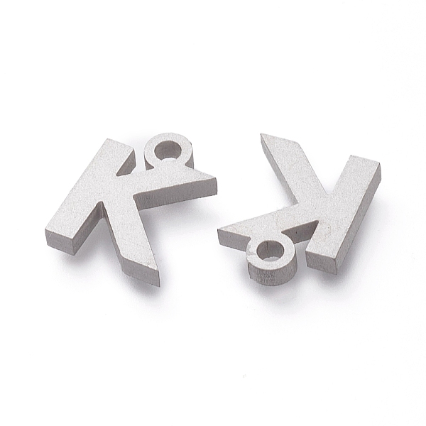 PandaHall 304 Stainless Steel Pendants, Matte Style, Greek Alphabet, Stainless Steel Color, Letter.K, 9.5x7x1.5mm, Hole: 1.5mm 304 Stainless...
PandaHall 304 Stainless Steel Pendants, Matte Style, Greek Alphabet, Stainless Steel Color, Letter.K, 9.5x7x1.5mm, Hole: 1.5mm 304 Stainless...