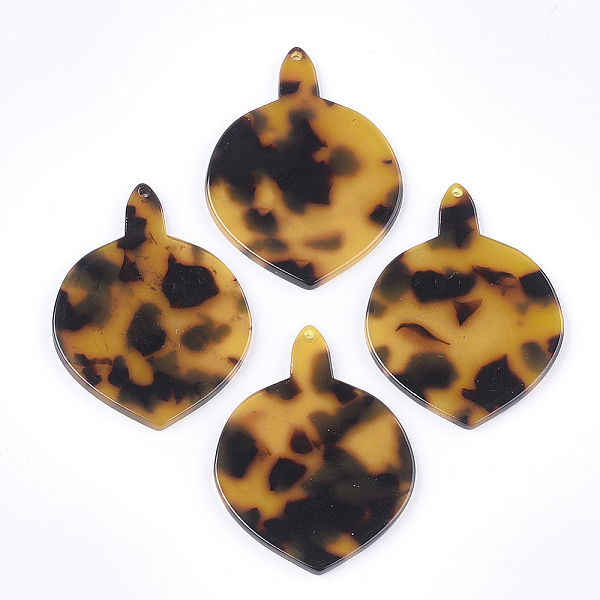 PandaHall Cellulose Acetate(Resin) Pendants, Leopard Print, Leaf, Goldenrod, 46x35x3mm, Hole: 1.4mm Cellulose Acetate Leaf Gold
PandaHall Cellulose Acetate(Resin) Pendants, Leopard Print, Leaf, Goldenrod, 46x35x3mm, Hole: 1.4mm Cellulose Acetate Leaf Gold