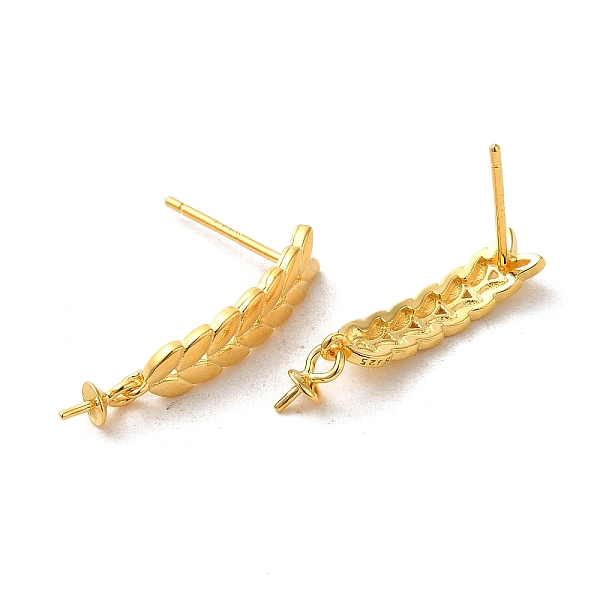 PandaHall 925 Sterling Silver Stud Earrings Findings, Leaf, Real 18K Gold Plated, 21.5x4mm, Pin: 10.5x0.7mm Sterling Silver Leaf
PandaHall 925 Sterling Silver Stud Earrings Findings, Leaf, Real 18K Gold Plated, 21.5x4mm, Pin: 10.5x0.7mm Sterling Silver Leaf