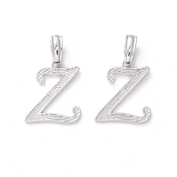 PandaHall Rack Plating Eco-Friendly Brass Letter Pendants, Real Platinum Long-Lasting Plated, Cadmium Free & Lead Free, Letter.Z...
PandaHall Rack Plating Eco-Friendly Brass Letter Pendants, Real Platinum Long-Lasting Plated, Cadmium Free & Lead Free, Letter.Z...
