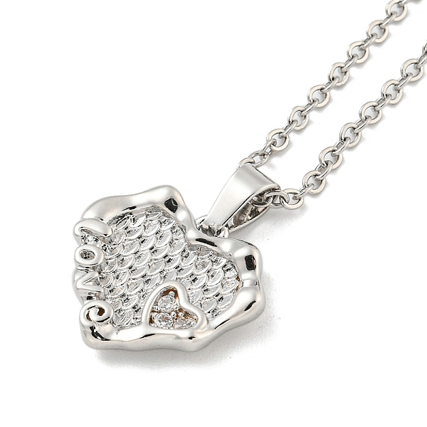 PandaHall Heart Brass Micro Pave Clear Cubic Zirconia for Women, Cable Chains, Platinum, 19.84 inch(504mm) Cubic Zirconia Heart Clear
PandaHall Heart Brass Micro Pave Clear Cubic Zirconia for Women, Cable Chains, Platinum, 19.84 inch(504mm) Cubic Zirconia Heart Clear