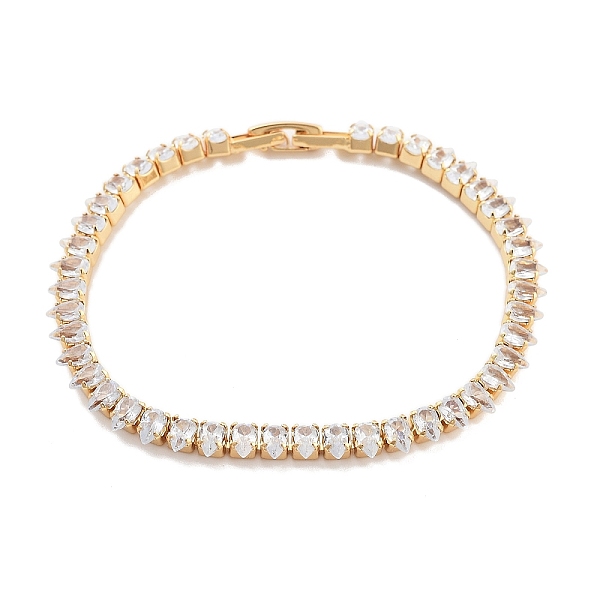 PandaHall Brass Pave Clear Cubic Zirconia Teardrop Link Bracelets, Nickle Free, Long-Lasting Plated, Golden, 7-1/8 inch(18.2cm) Cubic...
PandaHall Brass Pave Clear Cubic Zirconia Teardrop Link Bracelets, Nickle Free, Long-Lasting Plated, Golden, 7-1/8 inch(18.2cm) Cubic...