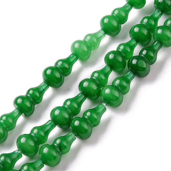 PandaHall Natural White Jade Beads Strands, Dyed, Gourd, Green, 17.5~18.5x9.5~10mm, Hole: 1.2mm, about 23~24pcs/strand, 16.14~16.34 inch...
PandaHall Natural White Jade Beads Strands, Dyed, Gourd, Green, 17.5~18.5x9.5~10mm, Hole: 1.2mm, about 23~24pcs/strand, 16.14~16.34 inch...