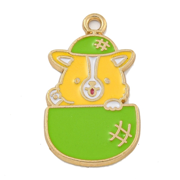 PandaHall Cartoon Alloy Enamel Pendants, Golden, Fruits Animal Charms, Dog, Lemon, 27x16x1.5mm, Hole: 1.8mm Alloy+Enamel Lemon
PandaHall Cartoon Alloy Enamel Pendants, Golden, Fruits Animal Charms, Dog, Lemon, 27x16x1.5mm, Hole: 1.8mm Alloy+Enamel Lemon