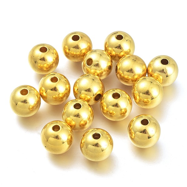 PandaHall CCB Plastic Beads, Round, Golden, 11.5x11.5mm, Hole: 2.5mm Plastic Round
PandaHall CCB Plastic Beads, Round, Golden, 11.5x11.5mm, Hole: 2.5mm Plastic Round