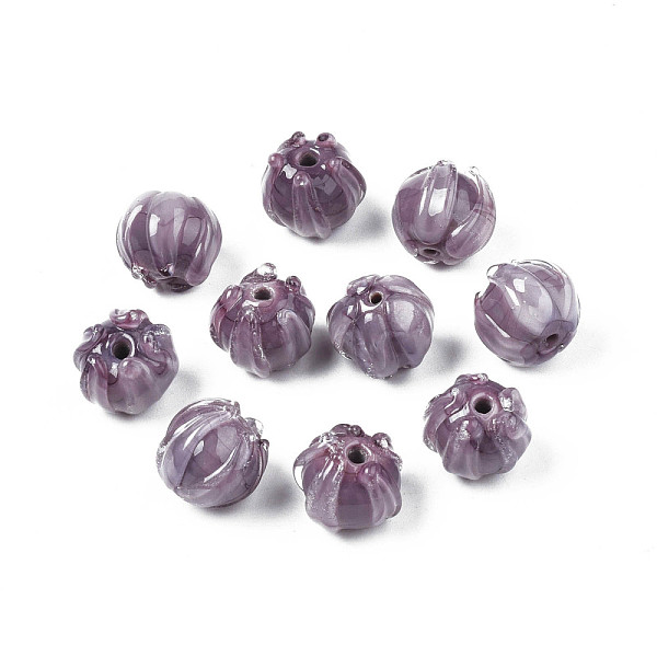 PandaHall Handmade Lampwork Beads, Flower, Plum, 10~11x11.5~12.5mm, Hole: 1.2mm Lampwork Flower Purple
PandaHall Handmade Lampwork Beads, Flower, Plum, 10~11x11.5~12.5mm, Hole: 1.2mm Lampwork Flower Purple