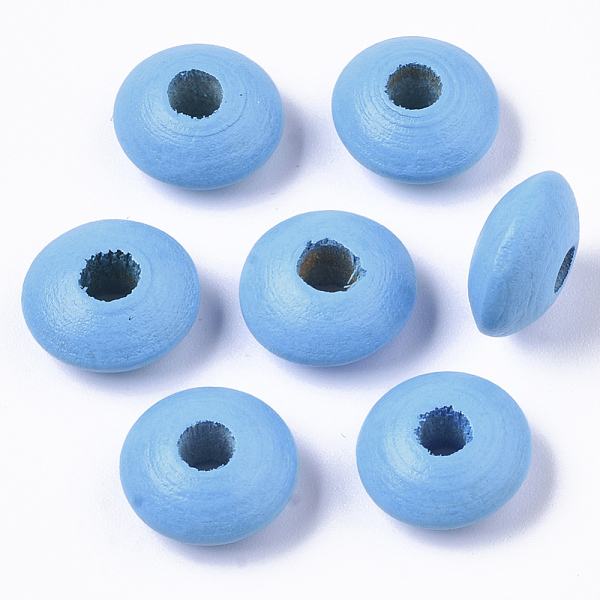 PandaHall Dyed Natural Beech Wood Beads, Rondelle, Deep Sky Blue, 12x6mm, Hole: 3~4mm, about 1600pcs/500g Beech Wood Rondelle Blue
PandaHall Dyed Natural Beech Wood Beads, Rondelle, Deep Sky Blue, 12x6mm, Hole: 3~4mm, about 1600pcs/500g Beech Wood Rondelle Blue
