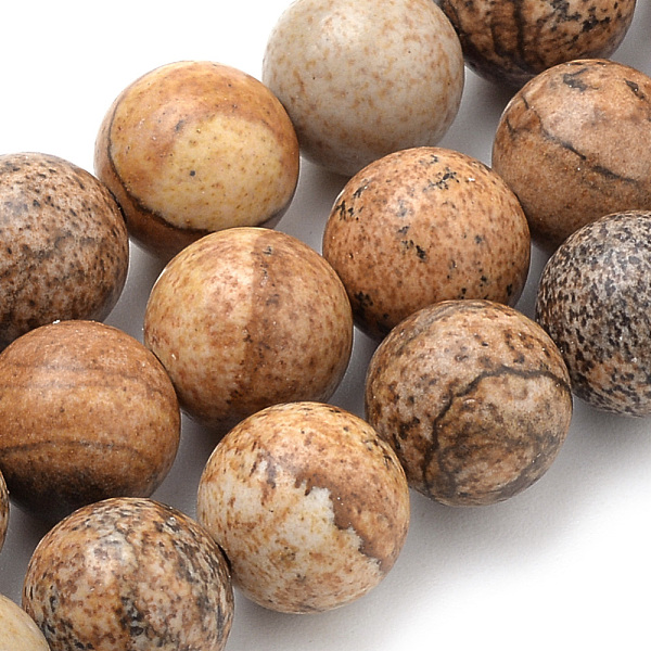 PandaHall Natural Picture Jasper Beads Strands, Round, 8mm, Hole: 1mm, about 46pcs/strand, 15.7 inch Picture Jasper Round
PandaHall Natural Picture Jasper Beads Strands, Round, 8mm, Hole: 1mm, about 46pcs/strand, 15.7 inch Picture Jasper Round
