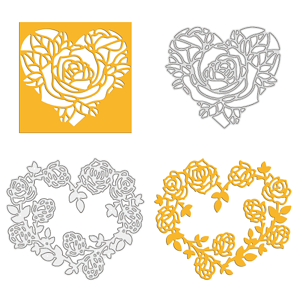 PandaHall GLOBLELAND 2Pcs 2 Style Carbon Steel Cutting Dies Stencils, for DIY Scrapbooking/Photo Album, Decorative Embossing DIY Paper Card...
PandaHall GLOBLELAND 2Pcs 2 Style Carbon Steel Cutting Dies Stencils, for DIY Scrapbooking/Photo Album, Decorative Embossing DIY Paper Card...