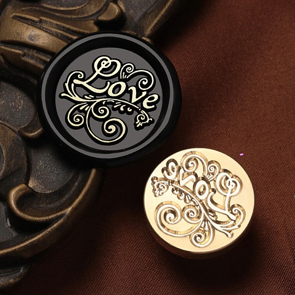 PandaHall Love Wax Seal Brass Stamp Heads, for Wax Seal Stamp, Golden, Word, 25x15mm, Inner Diameter: 7mm Brass Word
PandaHall Love Wax Seal Brass Stamp Heads, for Wax Seal Stamp, Golden, Word, 25x15mm, Inner Diameter: 7mm Brass Word