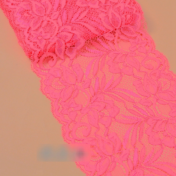 PandaHall Lace Trim, Polyester Ribbon for Jewelry Making, Hot Pink, 5-7/8 inch(150mm) Polyester
PandaHall Lace Trim, Polyester Ribbon for Jewelry Making, Hot Pink, 5-7/8 inch(150mm) Polyester