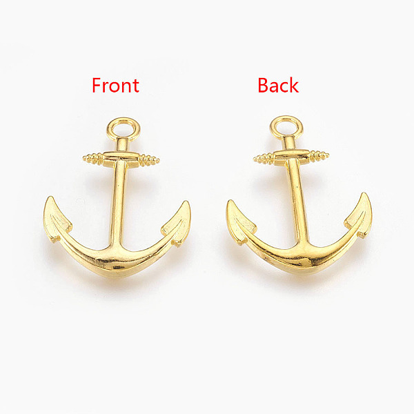 PandaHall Alloy Pendants, Anchor, Cadmium Free & Nickel Free & Lead Free, Golden, 32x24.5x2mm, Hole: 3mm Alloy Anchor & Helm
PandaHall Alloy Pendants, Anchor, Cadmium Free & Nickel Free & Lead Free, Golden, 32x24.5x2mm, Hole: 3mm Alloy Anchor & Helm
