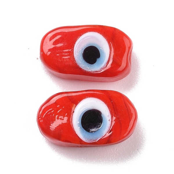 PandaHall Normal Lampwork Beads, Oval, Red, 13.5~14x7.5x5.5mm, Hole: 1mm Lampwork Oval Red
PandaHall Normal Lampwork Beads, Oval, Red, 13.5~14x7.5x5.5mm, Hole: 1mm Lampwork Oval Red