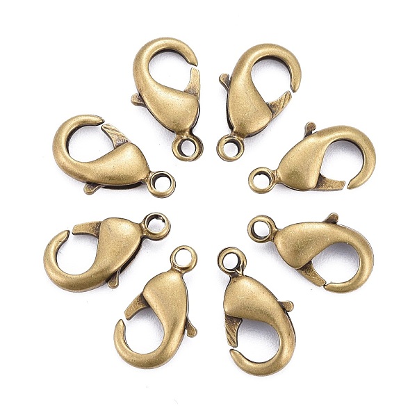 PandaHall Brass Lobster Claw Clasps, Parrot Trigger Clasps, Cadmium Free & Nickel Free & Lead Free, Antique Bronze, 12x7x3mm, Hole: 1mm...
PandaHall Brass Lobster Claw Clasps, Parrot Trigger Clasps, Cadmium Free & Nickel Free & Lead Free, Antique Bronze, 12x7x3mm, Hole: 1mm...