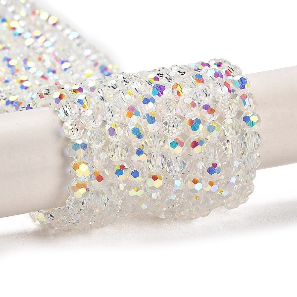 PandaHall Electroplate Glass Beads Strands, Faceted, Round, Clear, 4mm, Hole: 0.8mm, about 97~99pcs/strand, 14.25'~14.45'''(36.2~36.7cm)...
PandaHall Electroplate Glass Beads Strands, Faceted, Round, Clear, 4mm, Hole: 0.8mm, about 97~99pcs/strand, 14.25'~14.45'''(36.2~36.7cm)...