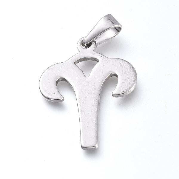 PandaHall 304 Stainless Steel Pendants, Constellation/Zodiac Sign, Stainless Steel Color, Aries, 34.5x26x1.5mm, Hole: 9.5x4.5mm 304...
PandaHall 304 Stainless Steel Pendants, Constellation/Zodiac Sign, Stainless Steel Color, Aries, 34.5x26x1.5mm, Hole: 9.5x4.5mm 304...