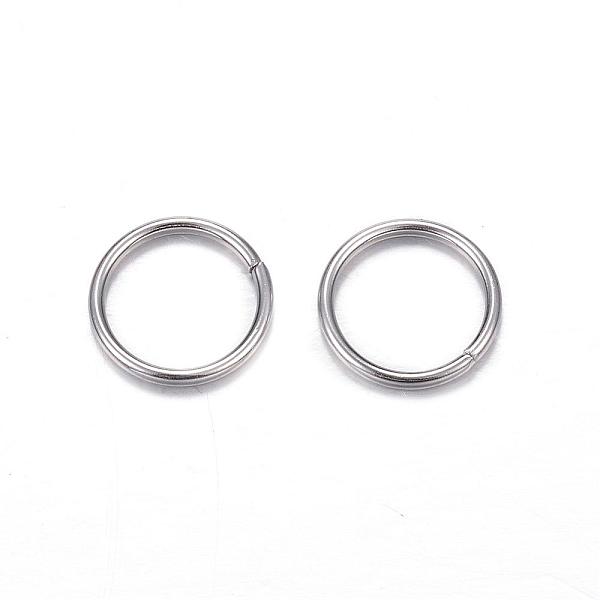 PandaHall 304 Stainless Steel Jump Rings, Open Jump Rings, Stainless Steel Color, 12x1.2mm, Inner Diameter: 9.6mm 304 Stainless Steel
PandaHall 304 Stainless Steel Jump Rings, Open Jump Rings, Stainless Steel Color, 12x1.2mm, Inner Diameter: 9.6mm 304 Stainless Steel
