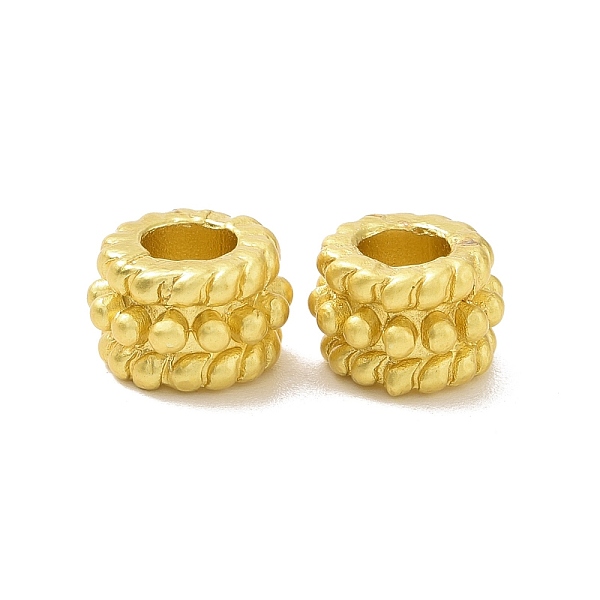 PandaHall Rack Plating Alloy Beads, Long-Lasting Plated, Lead Free & Cadmium Free, Column, Matte Gold Color, 8x5mm, Hole: 3.2mm Alloy Column
PandaHall Rack Plating Alloy Beads, Long-Lasting Plated, Lead Free & Cadmium Free, Column, Matte Gold Color, 8x5mm, Hole: 3.2mm Alloy Column