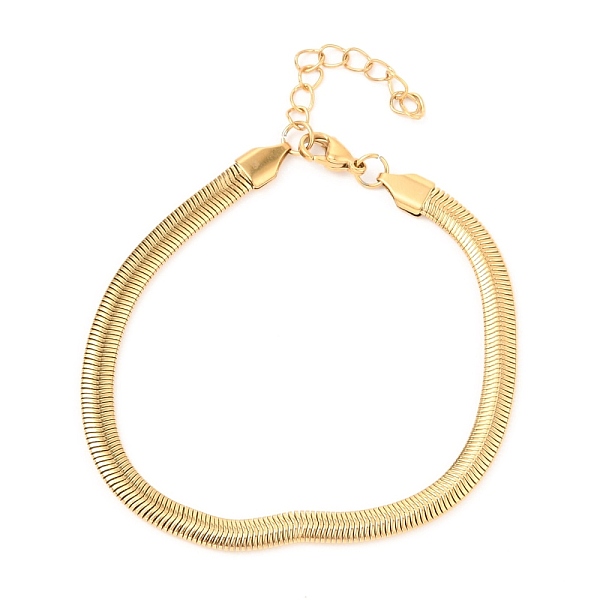 PandaHall Unisex 304 Stainless Steel Herringbone Chain Bracelets, with Lobster Claw Clasps, Golden, 7-7/8 inch(20cm) 304 Stainless Steel
PandaHall Unisex 304 Stainless Steel Herringbone Chain Bracelets, with Lobster Claw Clasps, Golden, 7-7/8 inch(20cm) 304 Stainless Steel