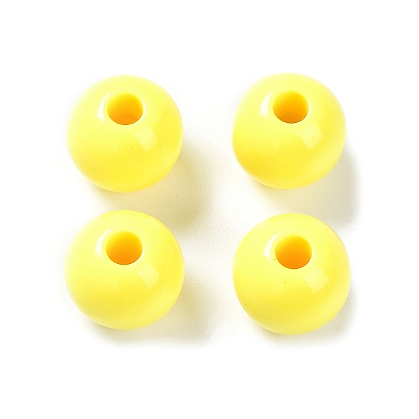 PandaHall Opaque Acrylic European Beads, Large Hole Beads, Round, Yellow, 19.5x18mm, Hole: 6mm, about 122pcs/500g Acrylic Round Yellow
PandaHall Opaque Acrylic European Beads, Large Hole Beads, Round, Yellow, 19.5x18mm, Hole: 6mm, about 122pcs/500g Acrylic Round Yellow