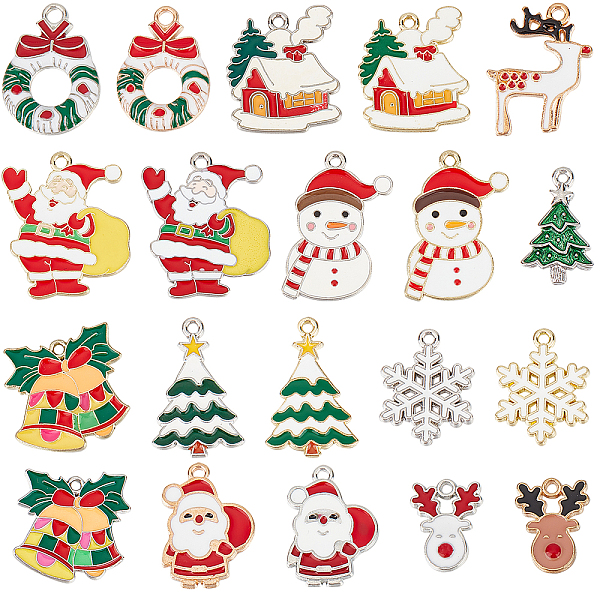PandaHall SUNNYCLUE 1 Box 40Pcs 20 Style Christmas Tree Charms Xmas Charms Winter Charm Bulk Bell Santa Claus Charm for Jewelry Making..., Multicolor
PandaHall SUNNYCLUE 1 Box 40Pcs 20 Style Christmas Tree Charms Xmas Charms Winter Charm Bulk Bell Santa Claus Charm for Jewelry Making..., Multicolor