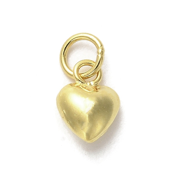 PandaHall 925 Sterling Silver Pendants, Puffed Heart Charms with Jump Rings, Golden, 7x5x3mm, Hole: 2mm Sterling Silver Heart
PandaHall 925 Sterling Silver Pendants, Puffed Heart Charms with Jump Rings, Golden, 7x5x3mm, Hole: 2mm Sterling Silver Heart