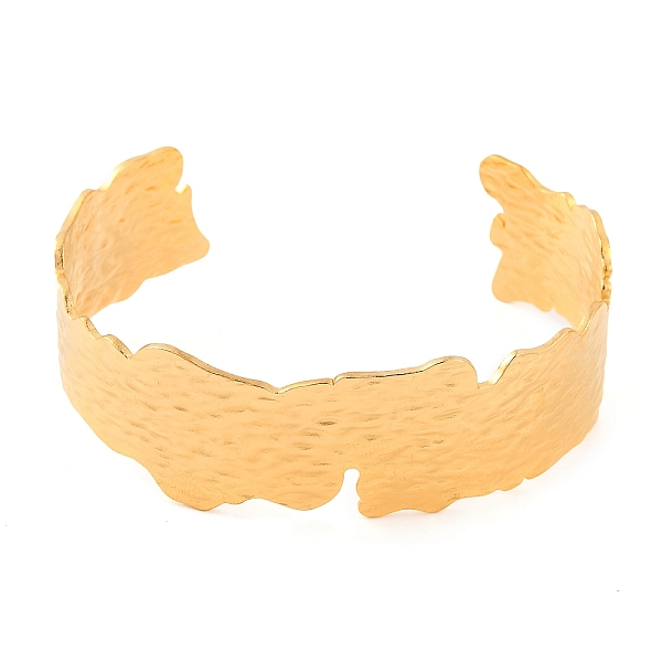 PandaHall 304 Stainless Steel Open Cuff Bangles for Women, Real 18K Gold Plated, Textured Nuggets, Inner Diameter: 2-1/2 inch(6.2cm), 21mm...
PandaHall 304 Stainless Steel Open Cuff Bangles for Women, Real 18K Gold Plated, Textured Nuggets, Inner Diameter: 2-1/2 inch(6.2cm), 21mm...