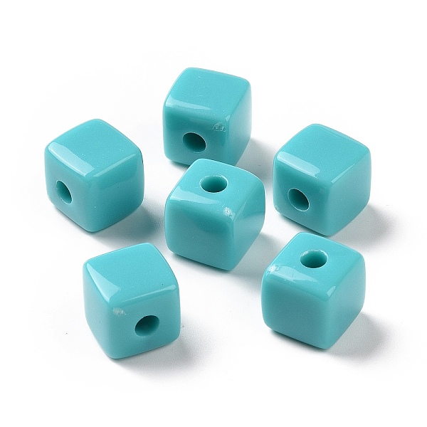 PandaHall Opaque Acrylic Beads, Cube, Dark Turquoise, 12.2x12.2x12.2mm, Hole: 3.7mm, about 288pcs/500g Acrylic Cube
PandaHall Opaque Acrylic Beads, Cube, Dark Turquoise, 12.2x12.2x12.2mm, Hole: 3.7mm, about 288pcs/500g Acrylic Cube