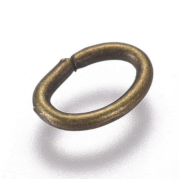 PandaHall Iron Jump Rings, Oval, Open Jump Rings, Antique Bronze, 7x5x0.9mm, Inner Diameter: 3x5mm, 300pcs/bag Iron Oval
PandaHall Iron Jump Rings, Oval, Open Jump Rings, Antique Bronze, 7x5x0.9mm, Inner Diameter: 3x5mm, 300pcs/bag Iron Oval