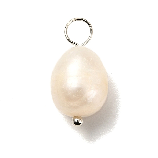 PandaHall Natural Cultured Freshwater Pearl Pendants, with Brass Ball Head Pins, Rice, Platinum, 17~18mm, Hole: 3.5mm Pearl Rice White
PandaHall Natural Cultured Freshwater Pearl Pendants, with Brass Ball Head Pins, Rice, Platinum, 17~18mm, Hole: 3.5mm Pearl Rice White