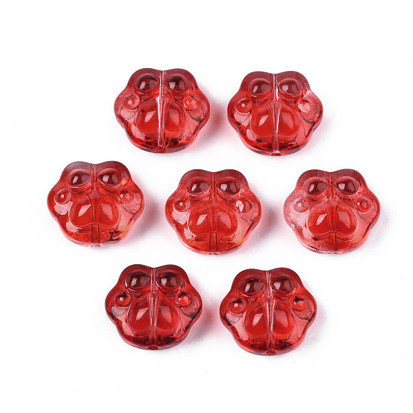 PandaHall Transparent Spray Painted Glass Beads, Bear Paw, Crimson, 13.5x15x8.5mm, Hole: 1mm Glass Bear Pink
PandaHall Transparent Spray Painted Glass Beads, Bear Paw, Crimson, 13.5x15x8.5mm, Hole: 1mm Glass Bear Pink