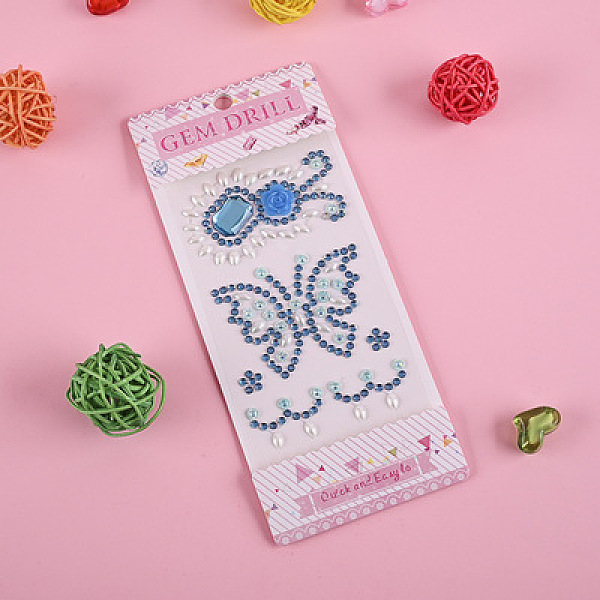 PandaHall Self Adhesive Mobile Phone Stickers, Acrylic Rhinestone Stickers, Rectangle with Butterfly Pattern, Blue, 18.7x8cm Acrylic...
PandaHall Self Adhesive Mobile Phone Stickers, Acrylic Rhinestone Stickers, Rectangle with Butterfly Pattern, Blue, 18.7x8cm Acrylic...