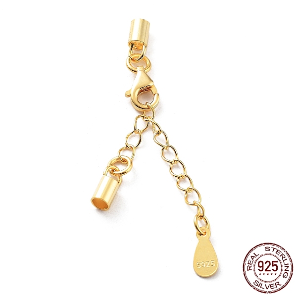 PandaHall 925 Sterling Silver Curb Chain Extender, End Chains with Lobster Claw Clasps and Cord Ends, Teardrop Chain Tabs, with S925 Stamp...
PandaHall 925 Sterling Silver Curb Chain Extender, End Chains with Lobster Claw Clasps and Cord Ends, Teardrop Chain Tabs, with S925 Stamp...